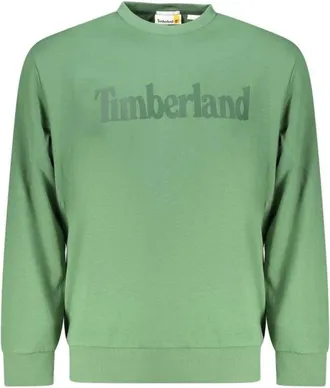 Timberland Hoodies & sweatvesten, Heren, Groen, XL, Katoen, Verde Katoenen Sweater