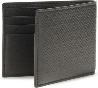Ferragamo Mens Leather Wallet Black Calf Bos Taurus