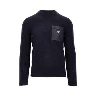 Prada Wool sweater with Re-Nylon pocket Man 48