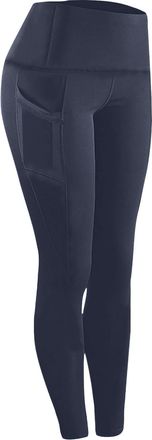 Generic Mobeur Gym Leggings for Women with Pockets Black High Waisted Leggings Soft Elastic Opaque Tummy Control Slim Trousers Sports Workout Running Yoga Pan