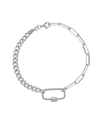 Meshmerise 18K Over Silver 0.10 Ct. Tw. Diamond Bracelet