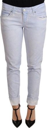 Acht The Skinny Jean - Dames - Cropped Jeans - Blauw - W26 - Katoen - Jeans