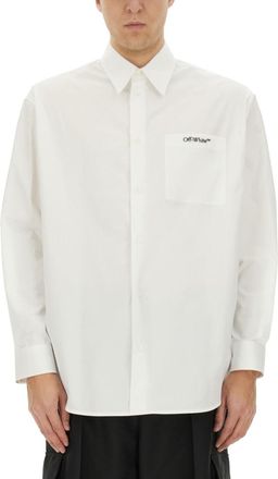 Off-white Shirt With Logo-Uomo