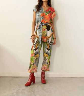 Carolina K Maena Jumpsuit In Selva Birds
