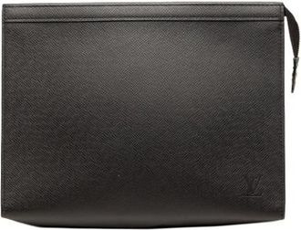 Louis Vuitton Pre-owned Voyage MM - Dames - Vintage Clutch - Zwart - ONE Size - Leer - Vintage