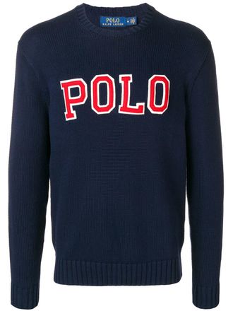 Polo Ralph Lauren Maglione stile varsity - Blu