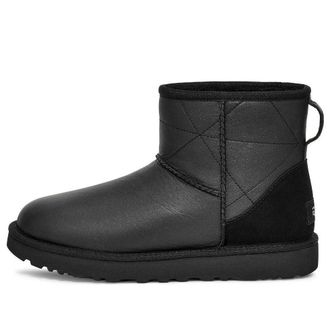 UGG (WMNS) UGG Classic Mini Pearlized Boot Black 1167313-BLK