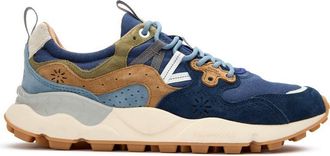 Flower Mountain Mens Yamano 3 Trainers - Blue Nylon - Size UK 9