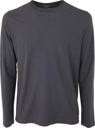 Zanone T-shirts - Heren - Longsleeves - Grijs - 5XL - Tops