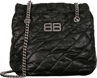 Balenciaga Crush Small Quilted Leather Tote