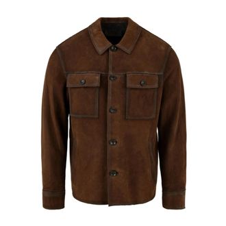 The Jack Leathers Copenaghen J24 Bruin Leren Jas - Heren - Leren en Su&egrave;de Jassen - Bruin - 2XL - Jassen