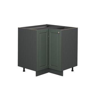Vicco Armario De Esquina Fame-line, Verde Dorado Casa De Campo, 80.5 Cm Sin Encimera Vicco