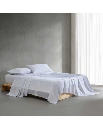 Calvin Klein 300 Thread Count Abstract Ditsy Floral Cotton Sateen Sheet Set