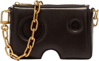 Off-white Burrow Zipped Pouch Black Shoulder Bag