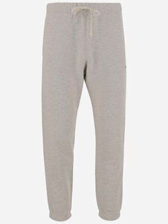 Autry Beige Cotton Joggers With Logo