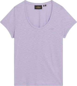 Superdry Mujer, Camisetas, Púrpura, Talla: S