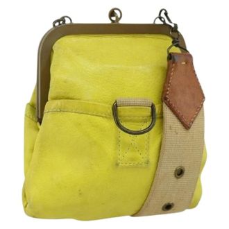 Miu Miu Pre-owned Cross Body Bags, female, Yellow, Size: ONE SIZE Pre-owned Shoulder Bag