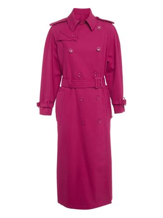 Dolce & Gabbana double-breasted trench coat - Pink
