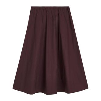 By Malene Birger Pheobes Rok - Dames - Rokken - Paars - Maat: L Katoen