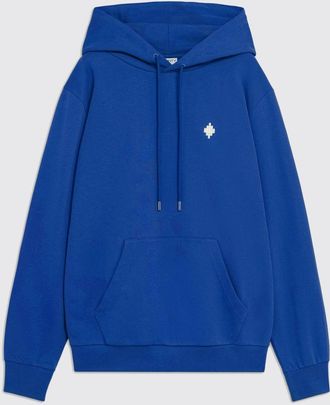 Marcelo Burlon Sweatshirt COUNTY OF MILAN Men color Gnawed Blue