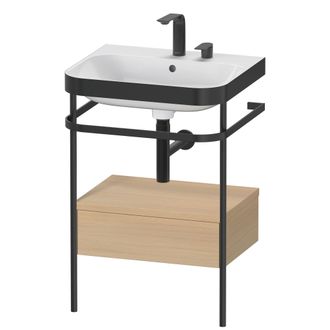 Duravit Set Duravit Happy D.2 Plus Con Consola Met&aacute;lica Y Caj&oacute;n