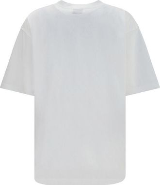 Balenciaga Womens White Cotton T-Shirt