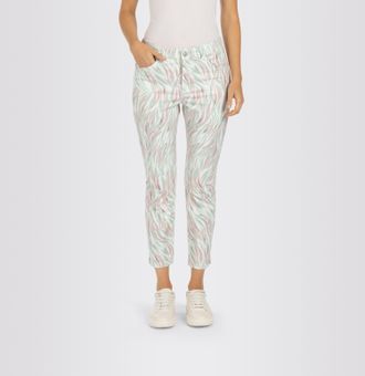 MAC Broeken 7/8-Hose MAC Dream Summer, Damen, Gr. 32, L&auml;nge 28, gr&uuml;n (dust, mint gr&uuml;n), Denim/Jeans, Obermaterial: 88% Baumwolle, 8% Elastomultiester, 4% Elasthan