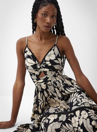 Icone Womens Twist detail maxi dress