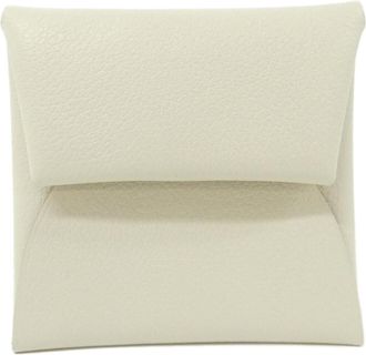Herm&egrave;s White Coin Purse/Coin Case (Pre-Owned)