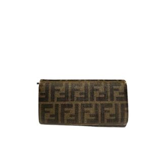 Fendi Pre-owned Leren Portemonnee - Dames - Vintage Accessoires - Bruin - ONE Size - Leer - Vintage