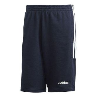 adidas Solid Color Sports Running Casual Shorts Blue EI6213