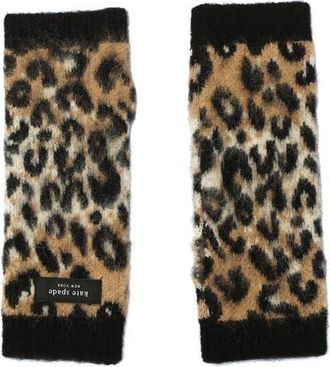 Kate Spade New York downtown leopard arm warmers in Natural at Nordstrom