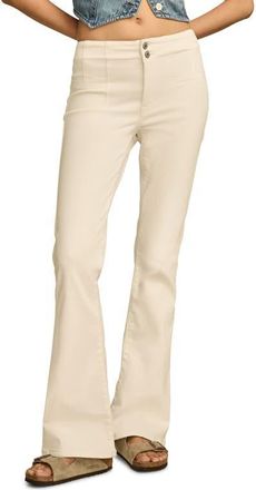 Lucky Brand Stevie High Waist Flare Jeans in Bright White at Nordstrom, Size 29 X 32