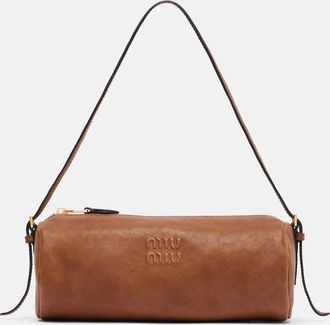Miu Miu Logo leather shoulder bag