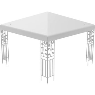 Costway Toldo De Repuesto Para Cenador De 300 Cm X 300 Cm, Toldo De Patio F&aacute;cil De Montar Con Cierre De Gancho Y Velcro, Agujeros De Drenaje, Toldo De Pabell&oacute;