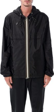 Moncler Black Solid Hood Jacket