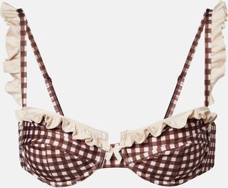 Bananhot Angela gingham bikini top