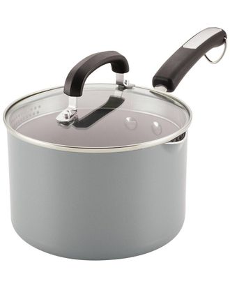 Farberware Eco Advantage Ceramic Nonstick Straining Saucepan With Lid