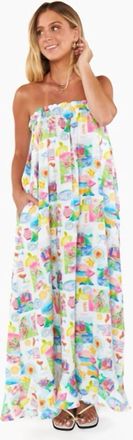 Show me your Mumu Around The World Maxi Dress In Amalfi Coast