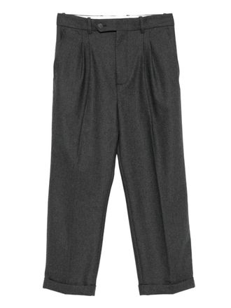Drôle de Monsieur Drôle De Monsieur Straight-leg Trousers In Virgin Wool Blend