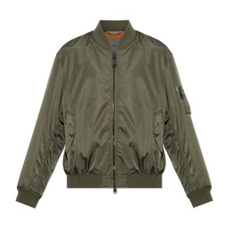 Balenciaga Insulated Jacket With Logo - male - Balenciaga - Bomber Jackets - Green - XL - Jackets