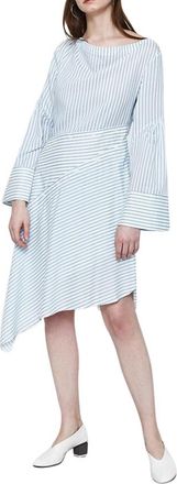 3.1 Phillip Lim 3.1 Phillip Lim Womens Blue Striped Shirt Dress Size M