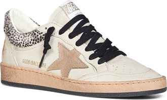 Golden Goose Womens Sneakers Ball Star Cream Nappa Leather Beige Goatskin Trainers