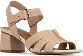 Donald J Pliner Joyus Block Heel Sandal in Almond at Nordstrom Rack, Size 5.5