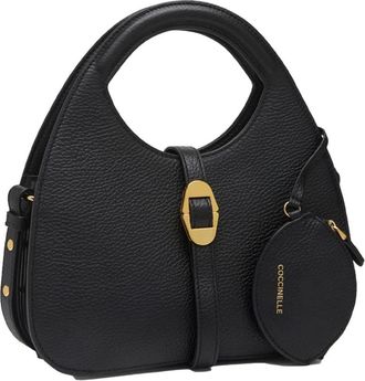 Coccinelle Kleine Zwarte Leren Handtas - Dames - Handtassen - Zwart - ONE Size - Leer - Tassen