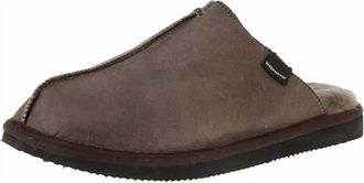 Shepherd of Sweden Mens Hugo Slippers In Stone Oiled Antique
