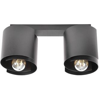 HUGO BOSS 2 Lampada da soffitto nera
