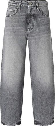 Pinko Gray Denim Balloon Jeans