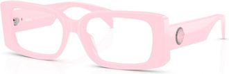 Versace Glasses, female, Pink, Size: 53 MM Ve3362U 5485 Optical Frame