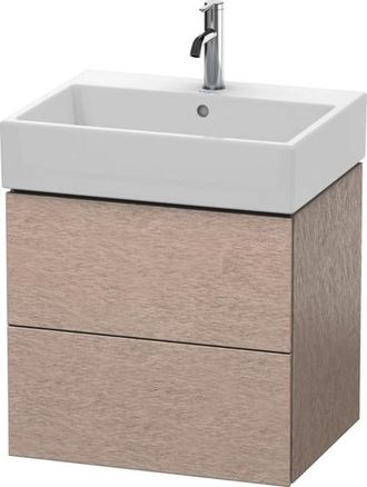 Duravit Duravit - Mueble Bajo Encimera L-cube, De Pared, 2 Cajones, 58,4 X